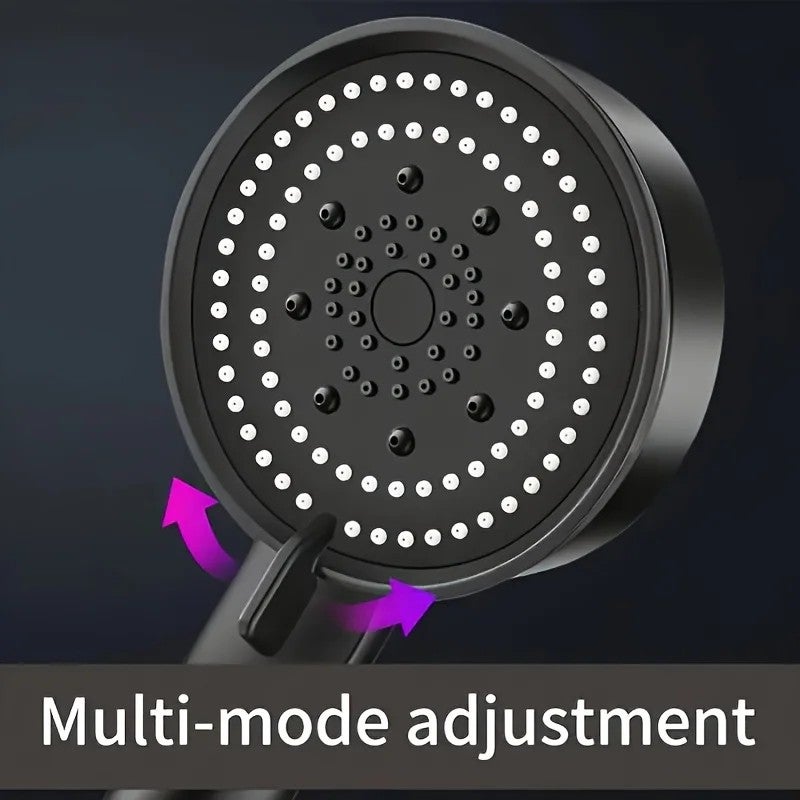 Bluejw Adjustable 5-Spray Handheld Shower Head Set with 1.5m Hose - High Pressure Water Saving Hand Shower Kit - Image 4